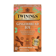 Twinings Gingerbread Joy Holiday Black Tea Bags - 20 Count