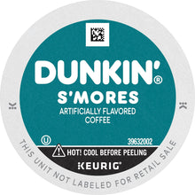 Dunkin Donuts S’mores Flavored Coffee, Medium Roast, Keurig K-Cups- 10 Count