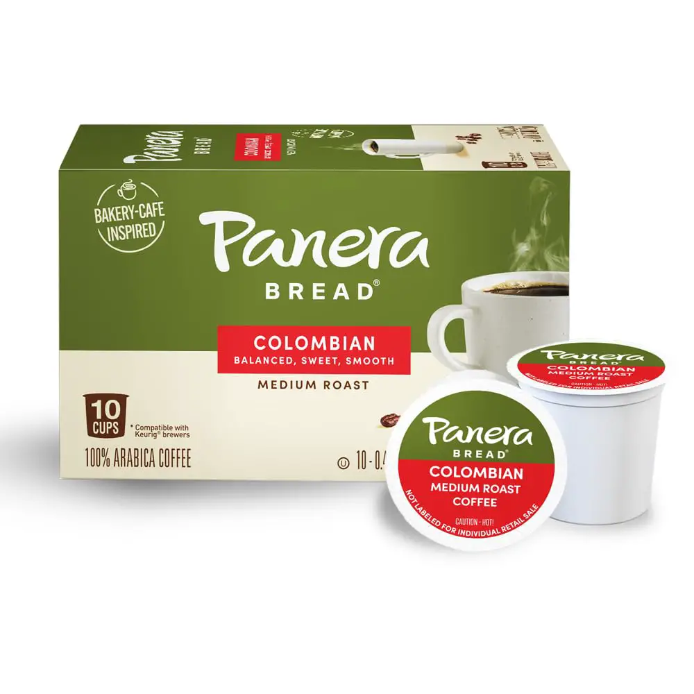 Panera Bread Coffee - Colombian Single Serve Cups (for Keurig) - 10 Count