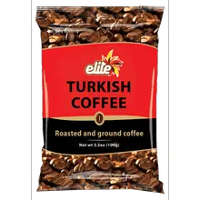 Elite Traditional Turkish Coffee Dark Roasted and Ground - 3.5 Ounce