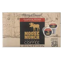 Harry & David Moose Munch Pumpkin Pecan Flavored Single Serve Coffee Cups - 42 Count