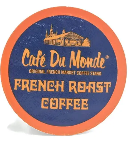 Cafe Du Monde Coffee French Roast Single-Serve Coffee Cups - 12 Count