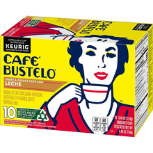 Café Bustelo Café con Leche Flavored Espresso Style Coffee K-Cups - 10 Count