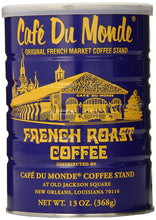 Cafe Du Monde Coffee French Roast Ground Coffee Tin - 13 Ounce (Case of 6)