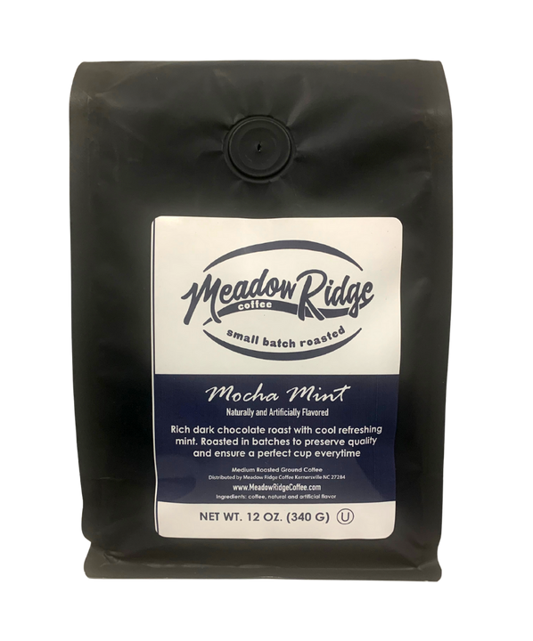 Meadow Ridge Mocha Mint Flavored Small Batch Ground Coffee