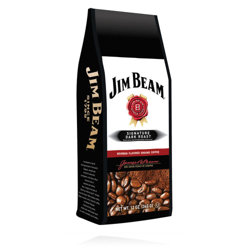 Jim Beam Dark Roast Bourbon Flavored Ground Coffee - 12 Ounce