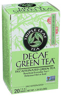 Triple Leaf Tea Decaf Green Tea Bags - 20 Count (Case of 6)