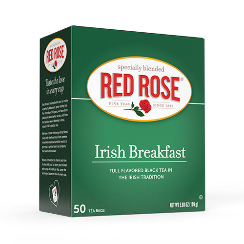 Red Rose Irish Breakfast Black Tea Bags - 50 Count
