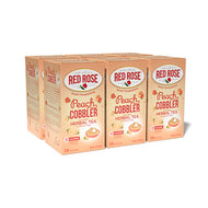 Red Rose Peach Cobbler Herbal Tea Bags - 18 Count (Case of 6)