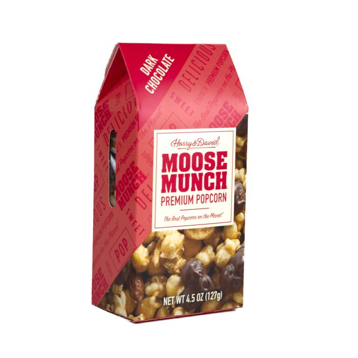 Harry & David Moose Munch Dark Chocolate Gourmet Popcorn - 4.5oz