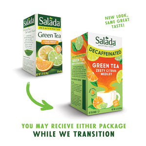 Salada Decaf Citrus Medley Green Tea Bags - 20 Count