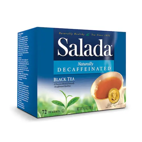 Salada Naturally Decaf Black Tea Bags - 72 Count