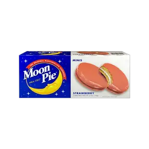 MoonPie Mini Strawberry Flavored Marshmallow Sandwich - 6 Count