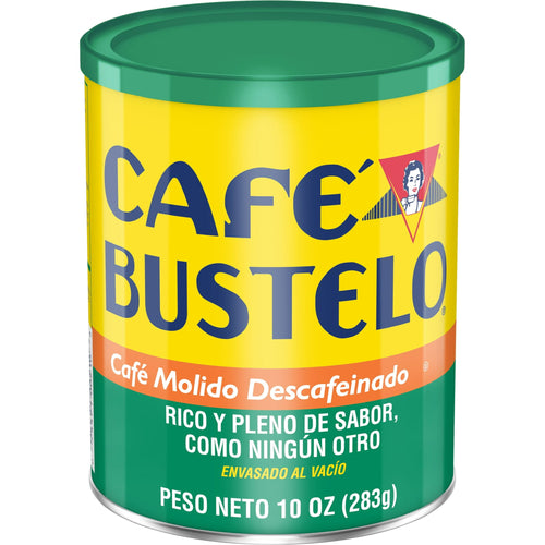 Cafe Bustelo Decaf Espresso Ground Dark Roast Coffee - 10 oz (Case of 6)