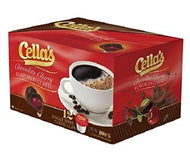 Cella's Chocolate Cherry Flavored Coffee Single Serve Cups - 12 Count (Case of 6)