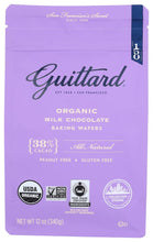 Guittard Milk Chocolate Baking Wafers 38% Cacao, Organic - 12 Ounce