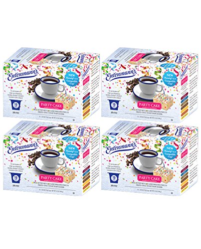 Entenmann's Party Cake Flavored Single Serve Coffee Cups - 10 Count (Case of 4)