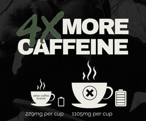 Black Insomnia Extreme Caffeine Butterscotch Caramel Flavored Ground Coffee - 1lb
