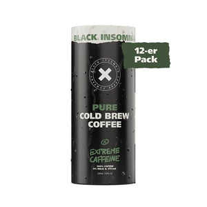 Black Insomnia Coffee Extreme Caffeine Cold Brew Ready to Drink Cans