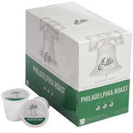 Ellis Coffee Philadelphia Medium-Dark Roast Single Serve Coffee Cups - 24 Count (Case of 4)