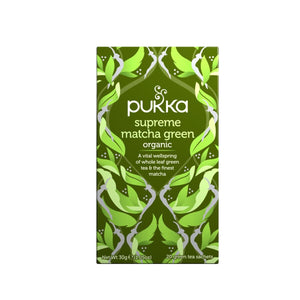 Pukka Organic Tea Bags, Supreme Matcha Tea Herbal Tea with Oothu - 20 Count