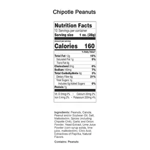 Carolina Peanut Factory Chipotle Flavored Gourmet Peanuts - 10 oz