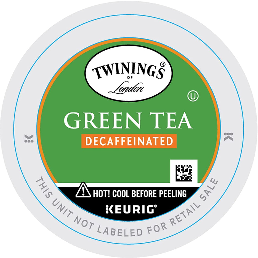 Twinings Decaffeinated Green Tea K-Cups for Keurig Brewers - 24 Count