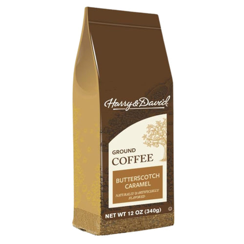 Harry & David Butterscotch Caramel Flavored Ground Coffee - 12 Ounce