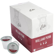 Ellis Coffee William Penn Medium Roast Single Serve Coffee Cups - 24 Count (Case of 4)