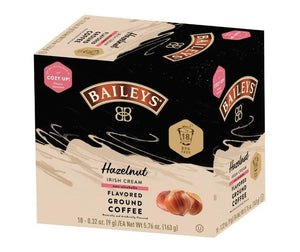 Baileys Irish Cream Hazelnut Flavored Non Alcoholic Single Serve Coffee Cups - 18 Count
