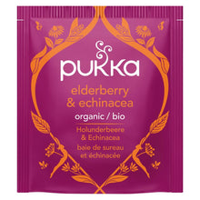 Pukka Organic Tea Bags, Elderberry & Echinacea Herbal Tea - 20 Count