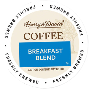 Harry & David Breakfast Blend Medium Roast Coffee Single Serve Cups - 18 Count