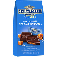 Ghirardelli Sea Salt Caramel Dark Chocolate Squares - 5.32 Ounce