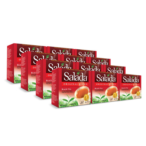 Salada Original Blend Black Tea Bags - 100 Count (Case of 12)
