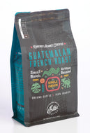 Ellis Coffee - Guatemalan French Dark Roast – Rainforest Alliance Certified Ground Coffee – 12 oz (Case of 6)