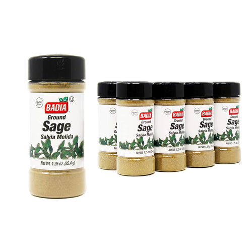 Badia Sage Ground - 1.25oz (Pack of 8)