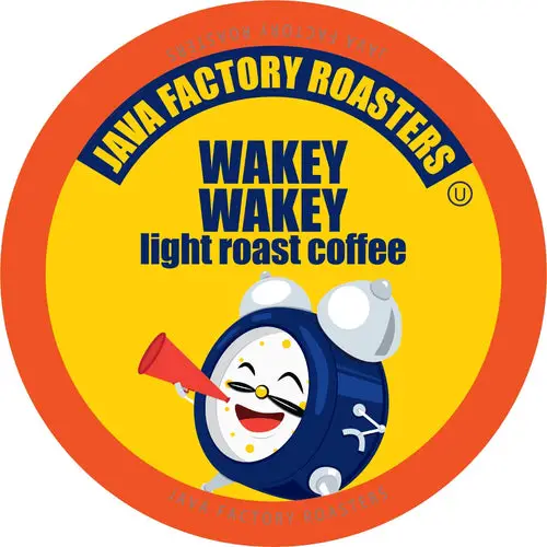 Java Factory Wakey Wakey Light Roast Single Serve Coffee - 12 Count