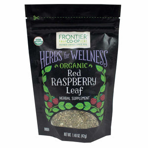 Frontier Co-op Red Raspberry Leaf, Organic - 1.48 oz (Case of 6)