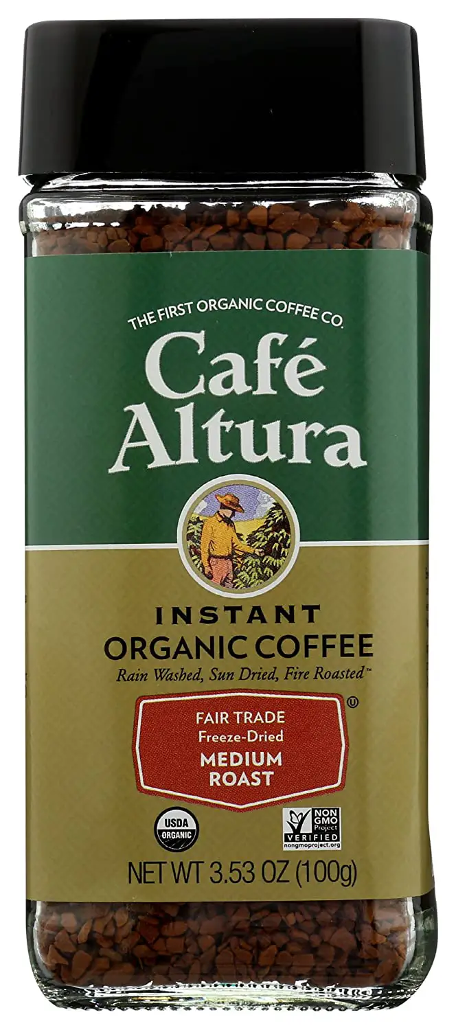 Café Altura Organic Freeze Dried Instant Coffee, 3.5 oz