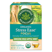 Traditional Medicinals Stress Ease Focus Herbal Tea Bags - 16 Count