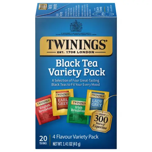Twinings Black Tea Variety Pack Tea Bags - 20 Count