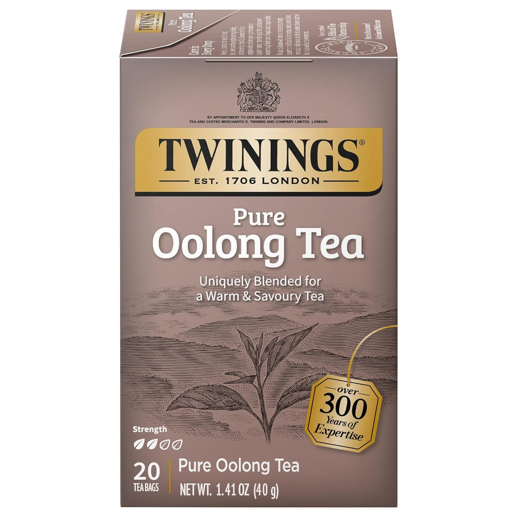 Twinings Chinese 100% Pure Oolong Tea Bags - 20 Count