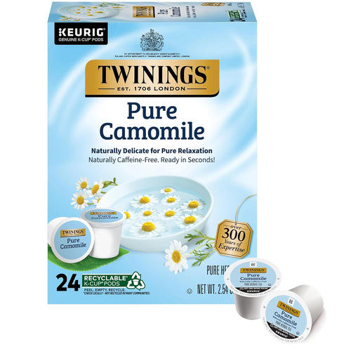 Twinings Pure Camomile Herbal Tea K-Cups - 24 Count (Case of 4)