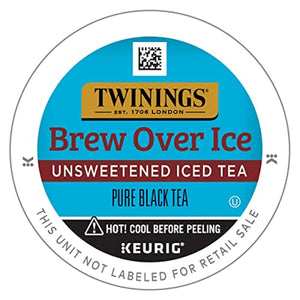 Twinings Unsweetened Black Tea Single Serve K-Cups - 12 Count