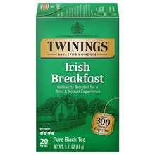 Twinings Irish Breakfast Black Tea Bags - 20 Count (Case of 6)