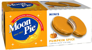 MoonPie Mini Pumpkin Spice Flavored Marshmallow Sandwich - 12 Count