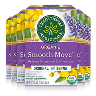 Traditional Medicinals Smooth Move With Senna Herbal Tea - 16 Count (Case of 6)