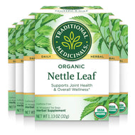 Traditional Medicinals Tea, Organic Nettle Leaf Tea Bags - 16 Count (Case of 6)