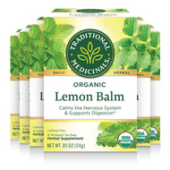 Traditional Medicinals Organic Lemon Balm Herbal Tea - 16 Count (Case of 6)