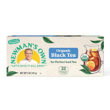 Newman's Own Organic Black Tea Family Size - 22 Count